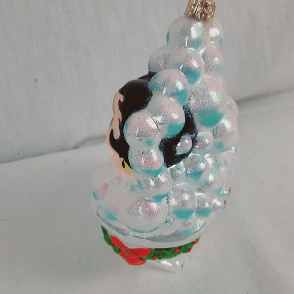 Betty Boop 1998 Polonaise Kurt Adler Collectible Blown Glass Christmas Ornament - Picture 14 of 16